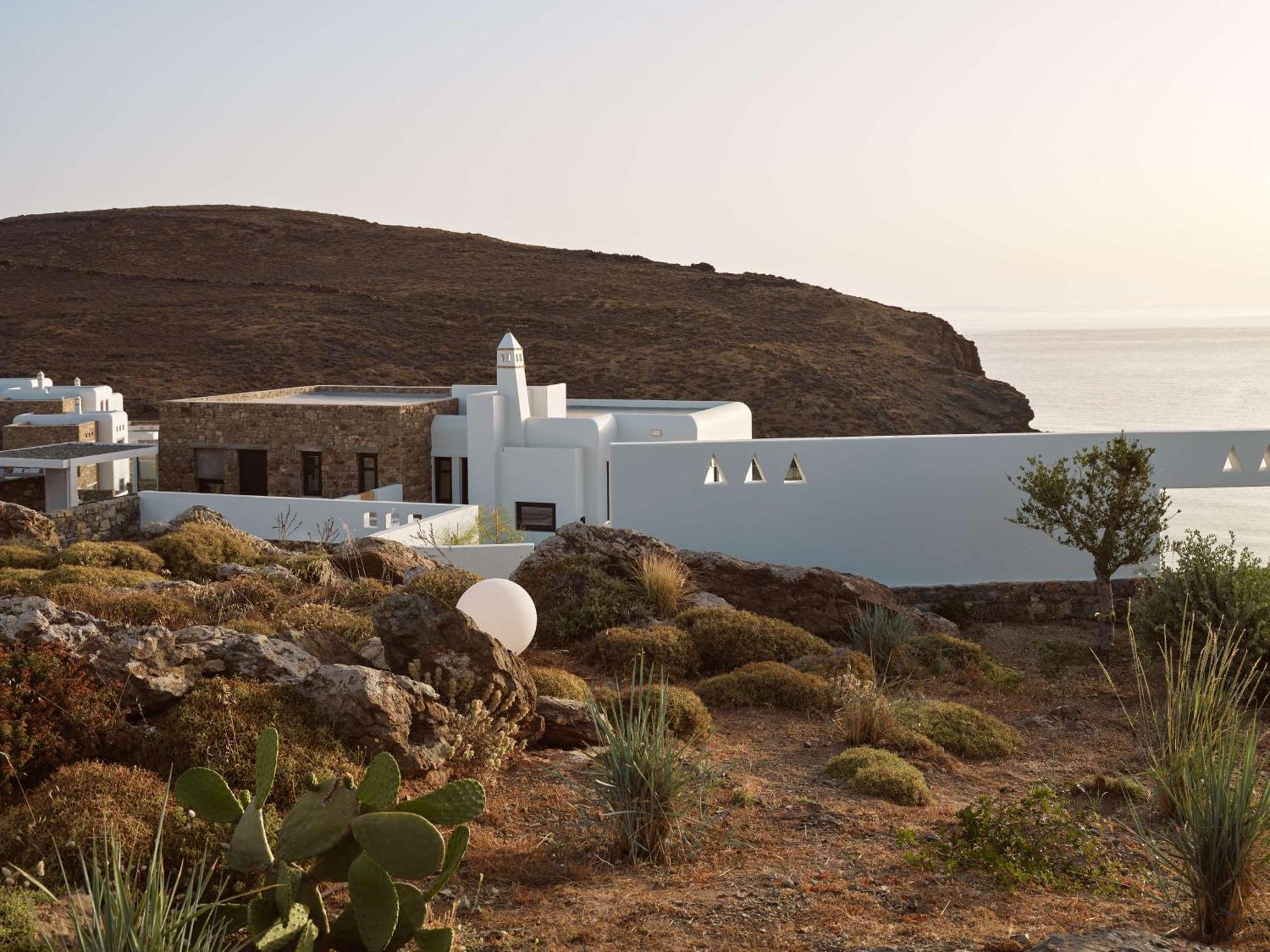 Semeli Coast Mykonos Curio Collection By Hilton Hotel Merchia Beach Ngoại thất bức ảnh