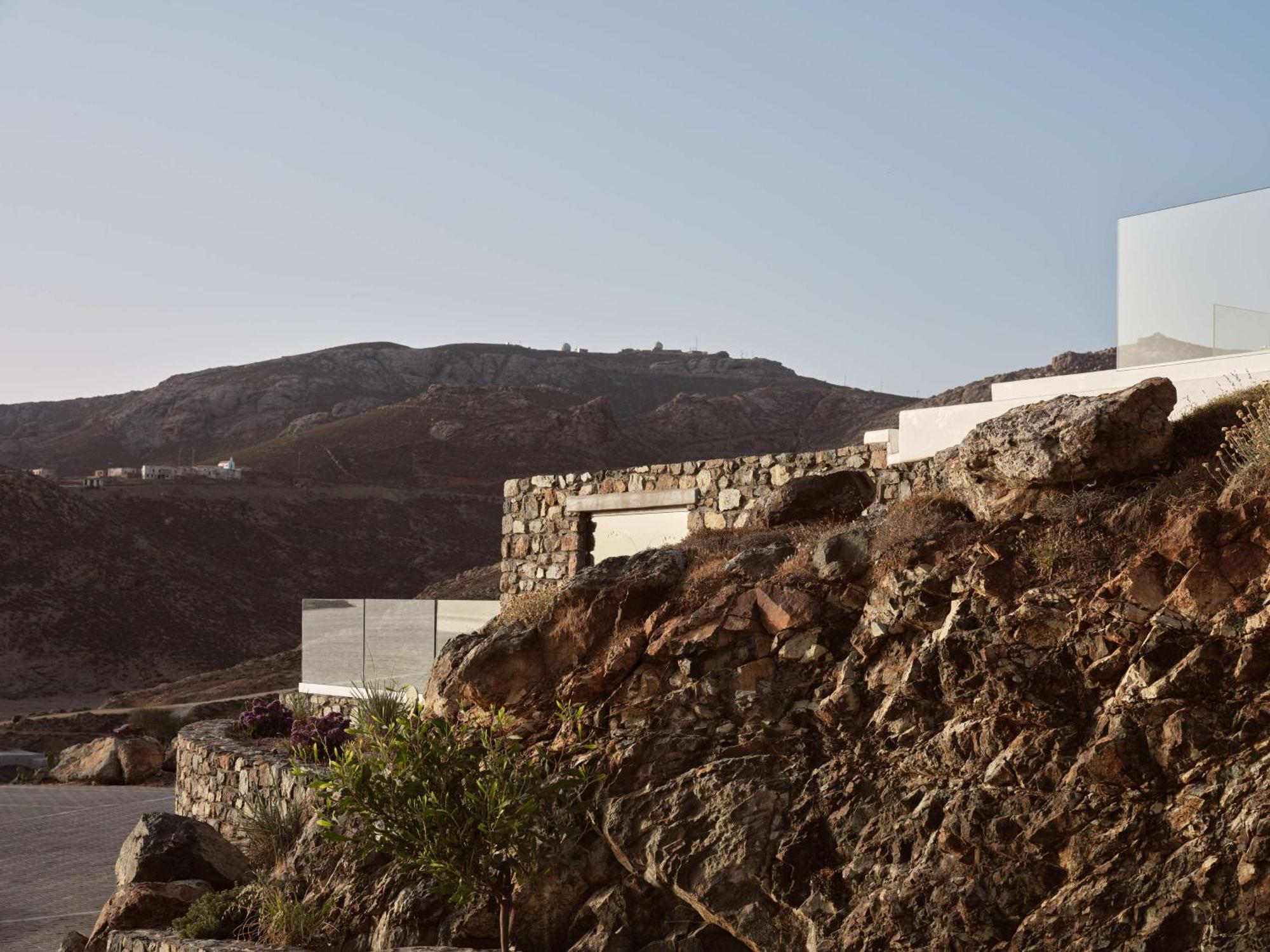Semeli Coast Mykonos Curio Collection By Hilton Hotel Merchia Beach Ngoại thất bức ảnh