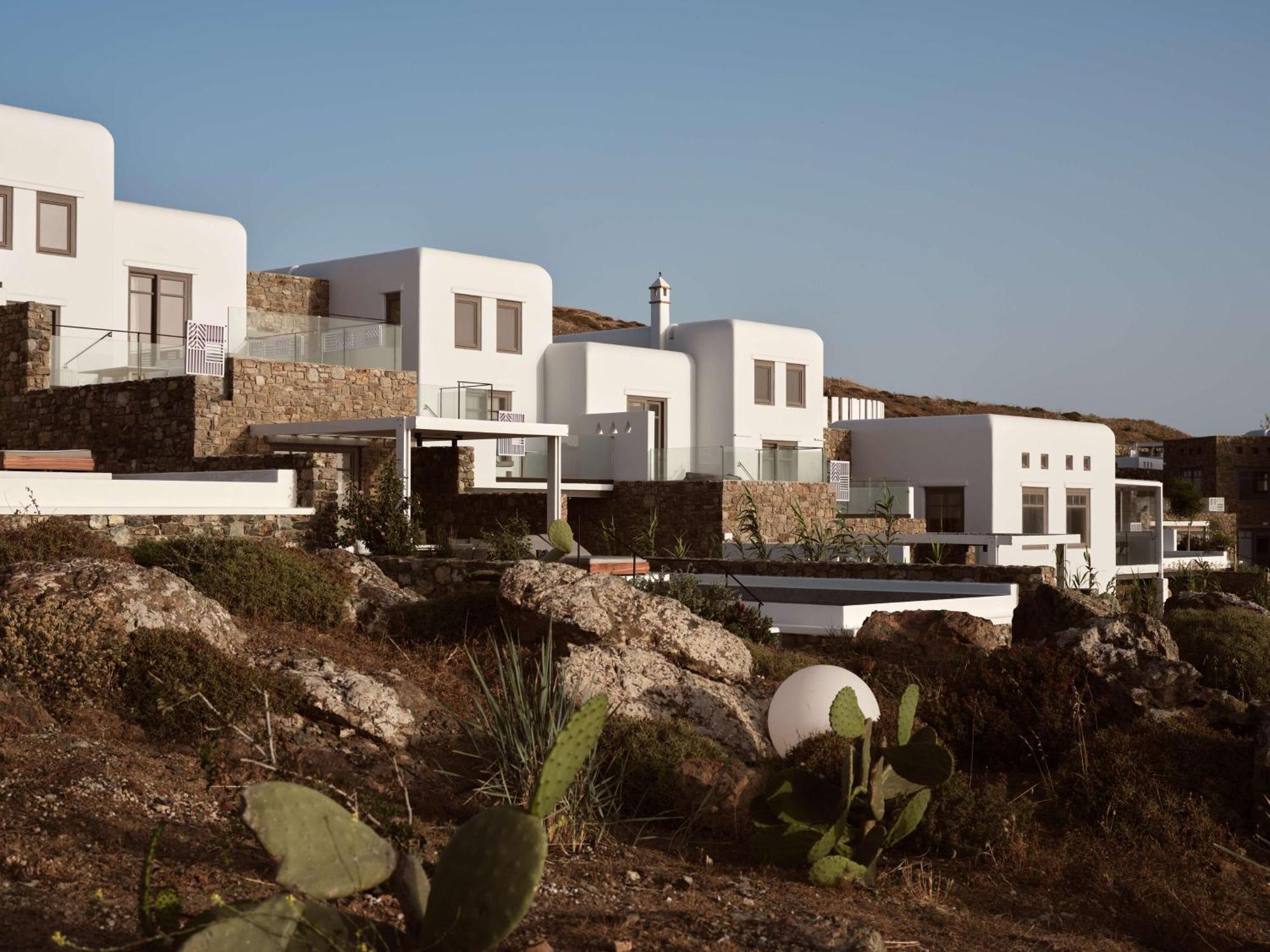 Semeli Coast Mykonos Curio Collection By Hilton Hotel Merchia Beach Ngoại thất bức ảnh