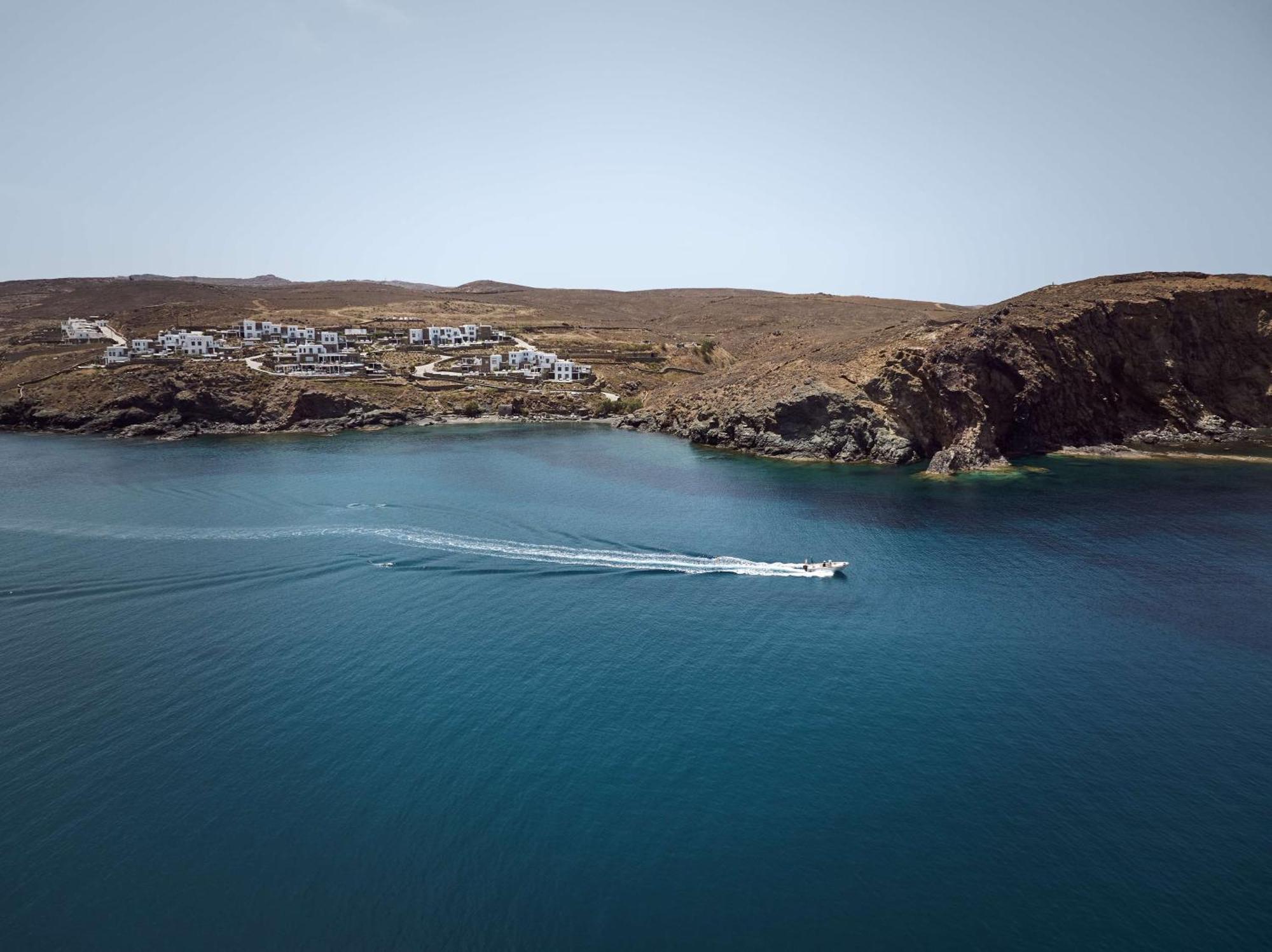 Semeli Coast Mykonos Curio Collection By Hilton Hotel Merchia Beach Ngoại thất bức ảnh