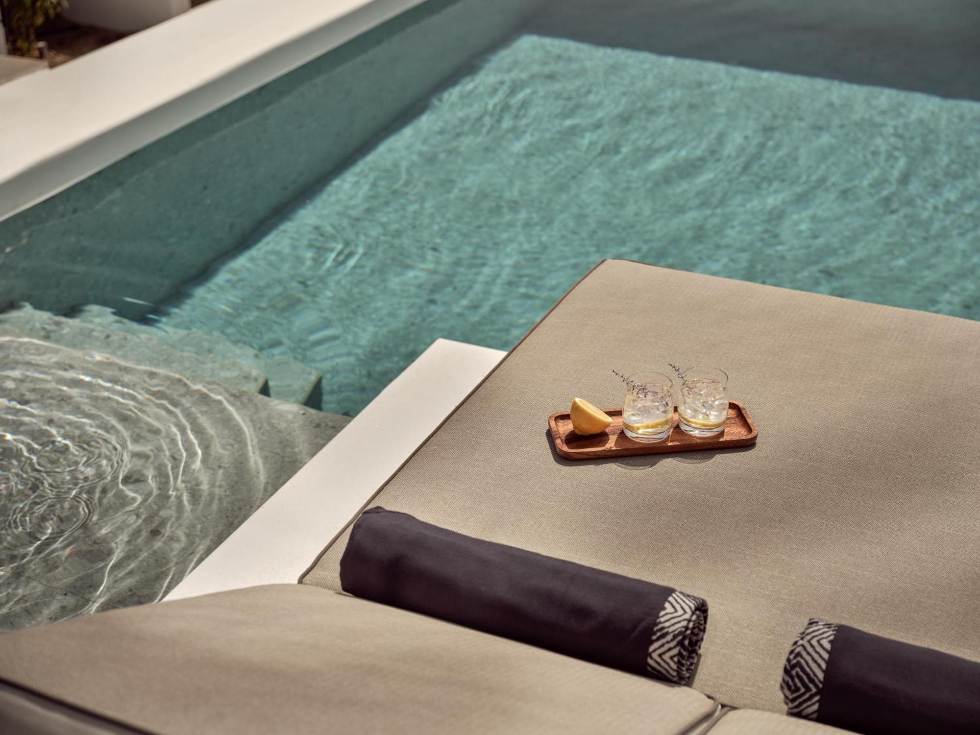 Semeli Coast Mykonos Curio Collection By Hilton Hotel Merchia Beach Ngoại thất bức ảnh