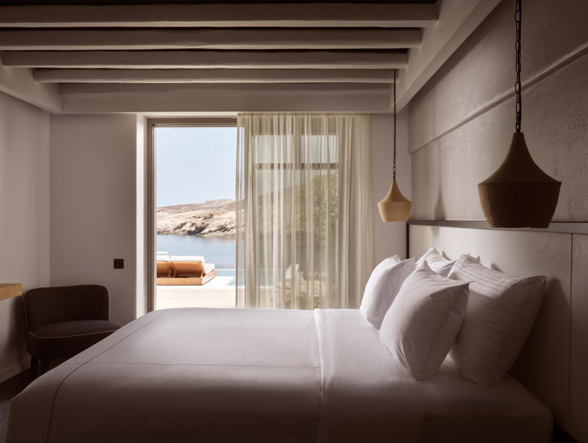 Semeli Coast Mykonos Curio Collection By Hilton Hotel Merchia Beach Ngoại thất bức ảnh