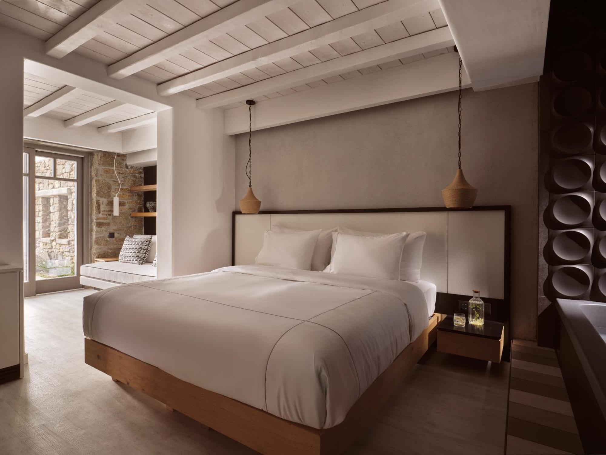 Semeli Coast Mykonos Curio Collection By Hilton Hotel Merchia Beach Ngoại thất bức ảnh