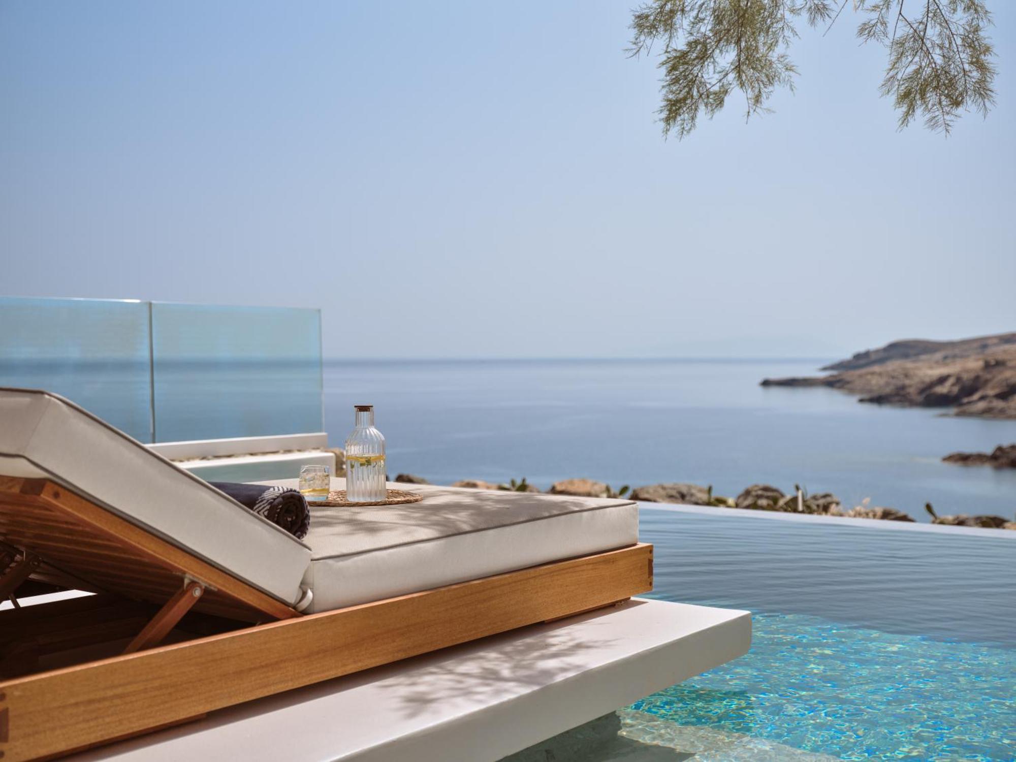 Semeli Coast Mykonos Curio Collection By Hilton Hotel Merchia Beach Ngoại thất bức ảnh