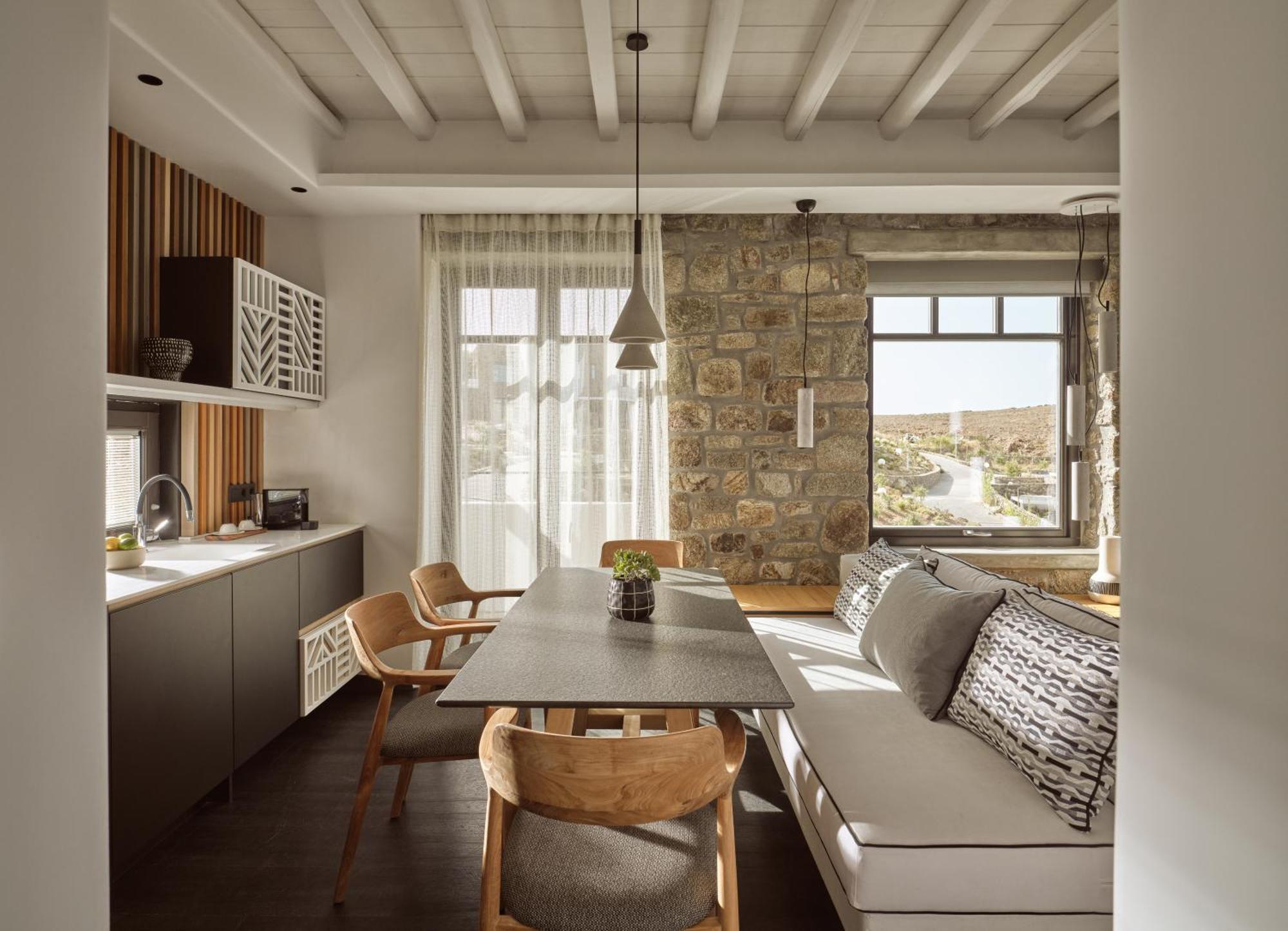 Semeli Coast Mykonos Curio Collection By Hilton Hotel Merchia Beach Ngoại thất bức ảnh