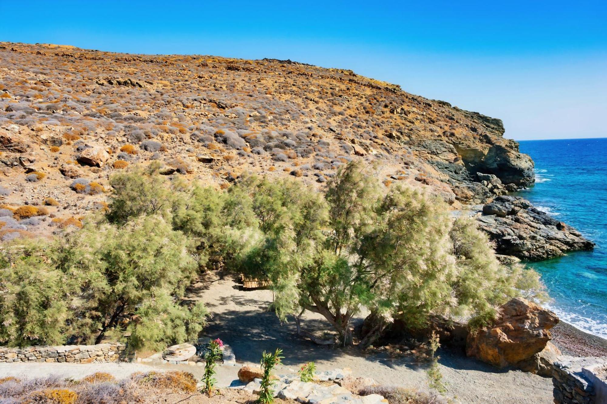 Semeli Coast Mykonos Curio Collection By Hilton Hotel Merchia Beach Ngoại thất bức ảnh